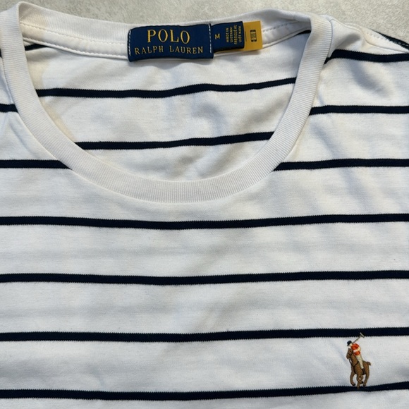 POLO Ralph Lauren (Blue Stripe) Tee Shirt - Picture 2 of 2